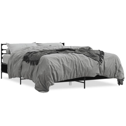 Bed Frame without Mattress Black 150x200 cm King Size Bed Frame without Mattress Black 150x200 cm King Size
