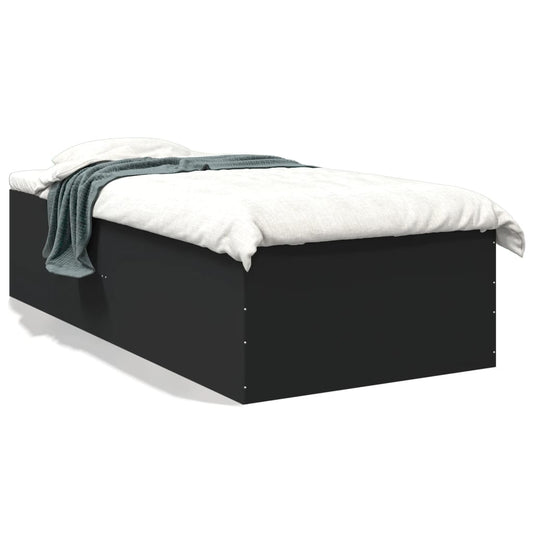 Bed Frame without Mattress Black 100x200 cm Bed Frame without Mattress Black 100x200 cm