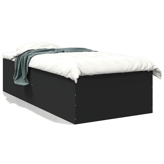 Bed Frame without Mattress Black 90x200 cm Bed Frame without Mattress Black 90x200 cm