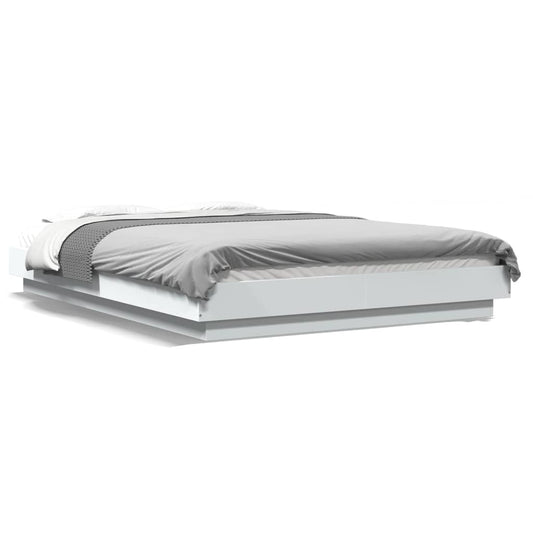 Bed Frame without Mattress White 140x200 cm Bed Frame without Mattress White 140x200 cm
