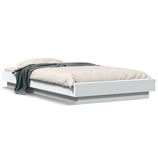Bed Frame without Mattress White 90x190 cm Single Bed Frame without Mattress White 90x190 cm Single