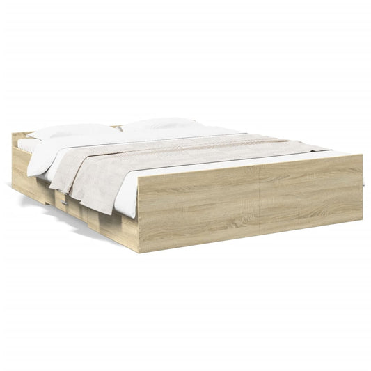 Bed Frame | Sonoma Oak | Engineered wood | King | Storage | Bed Frame Bed Frame | Sonoma Oak | Engineered wood | King | Storage | Bed Frame