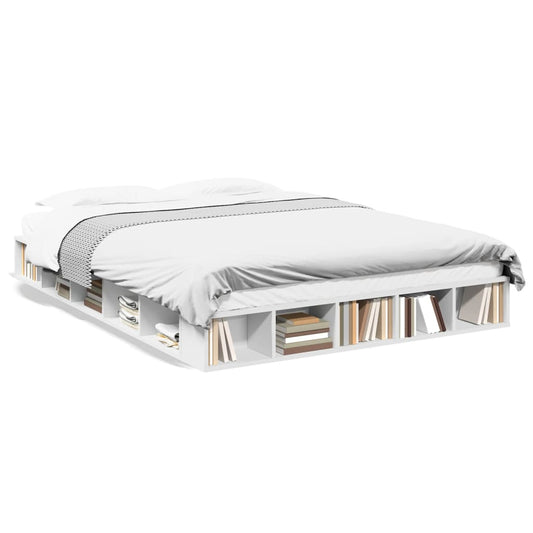 Bed Frame without Mattress White 140x200 cm Bed Frame without Mattress White 140x200 cm