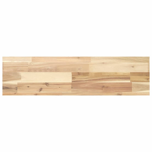 Floating Shelf 100x20x4 cm Untreated Solid Wood Acacia Floating Shelf 100x20x4 cm Untreated Solid Wood Acacia