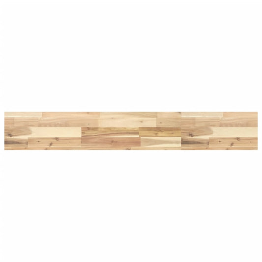 Floating Shelf 140x20x4 cm Untreated Solid Wood Acacia Floating Shelf 140x20x4 cm Untreated Solid Wood Acacia