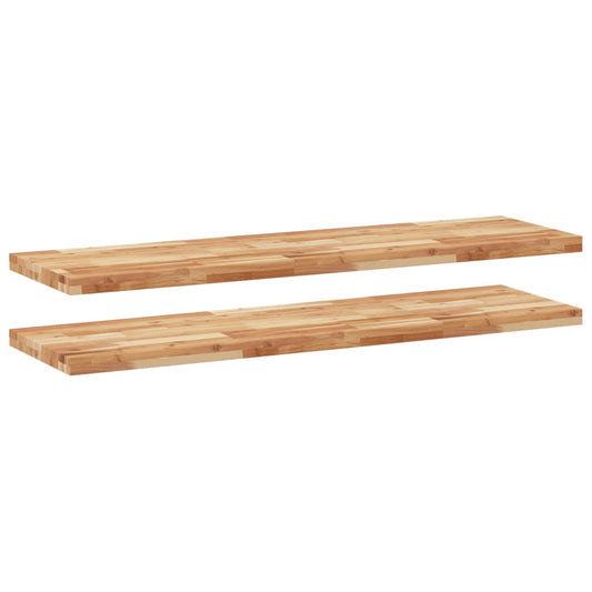 Floating Shelves 2 pcs 160x40x4 cm Oil Finished Solid Wood Acacia Floating Shelves 2 pcs 160x40x4 cm Oil Finished Solid Wood Acacia