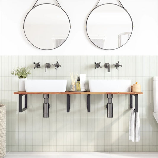 Bathroom Vanity Top Oil Finished 120x50x2 cm Solid Wood Acacia Bathroom Vanity Top Oil Finished 120x50x2 cm Solid Wood Acacia