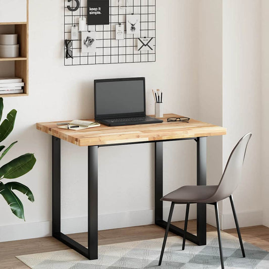 Desk Top Untreated 100x80x4 cm Solid Wood Acacia Desk Top Untreated 100x80x4 cm Solid Wood Acacia