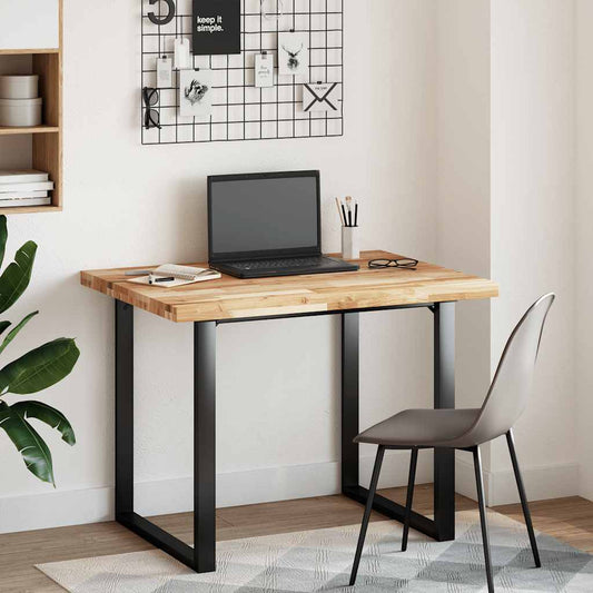 Desk Top Oil Finished 100x80x4 cm Solid Wood Acacia Desk Top Oil Finished 100x80x4 cm Solid Wood Acacia