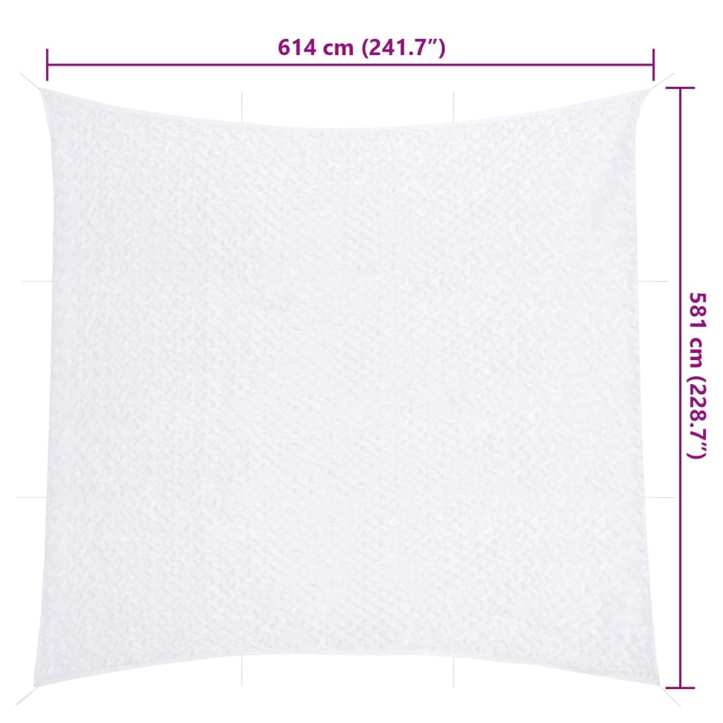 Camouflage Net with Storage Bag 614x581 cm White
