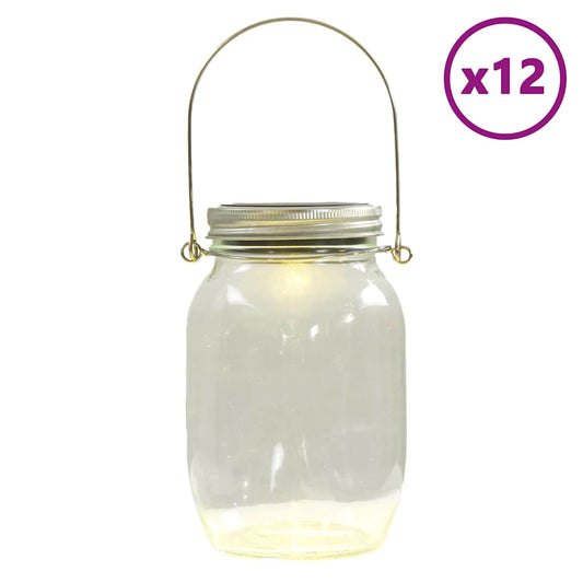 Solar Glass Light for Outdoor 12 pcs Warm White Solar Glass Light for Outdoor 12 pcs Warm White