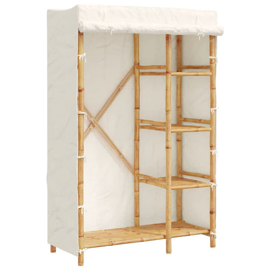 Wardrobe 110x45x170 cm Bamboo Wardrobe 110x45x170 cm Bamboo