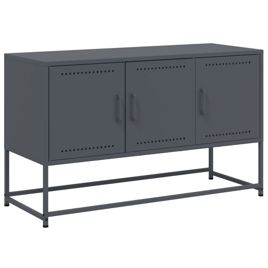 TV Cabinet Anthracite 100,5x39x60,5 cm Steel TV Cabinet Anthracite 100,5x39x60,5 cm Steel