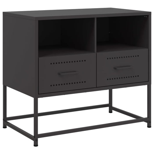 TV Cabinet Black 68x39x60.5 cm Steel TV Cabinet Black 68x39x60.5 cm Steel