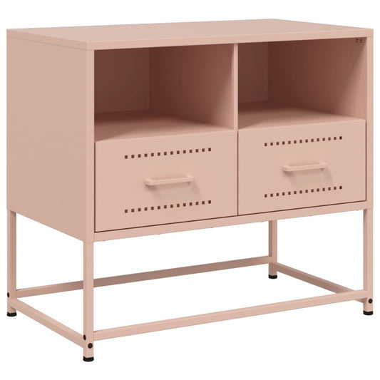 TV Cabinet Pink 68x39x60.5 cm Steel TV Cabinet Pink 68x39x60.5 cm Steel