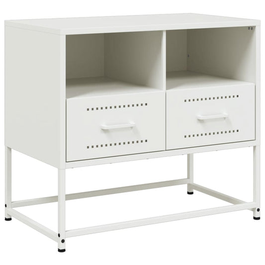 TV Cabinet White 68x39x60.5 cm Steel TV Cabinet White 68x39x60.5 cm Steel
