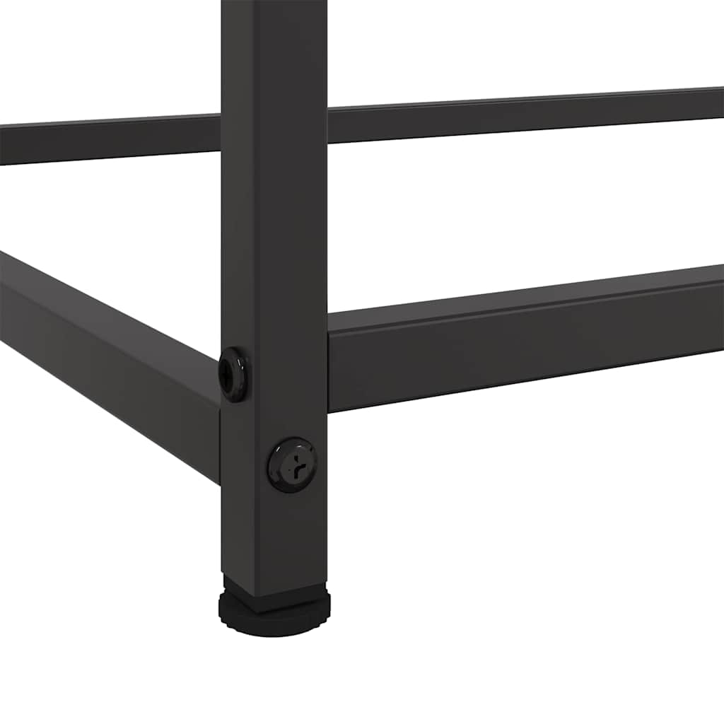 Sideboard Black 100,5x39x107 cm Steel