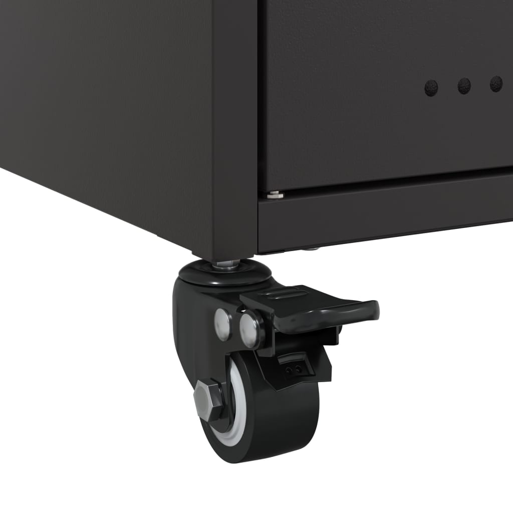TV Cabinet Black 68x39x43,5 cm Steel