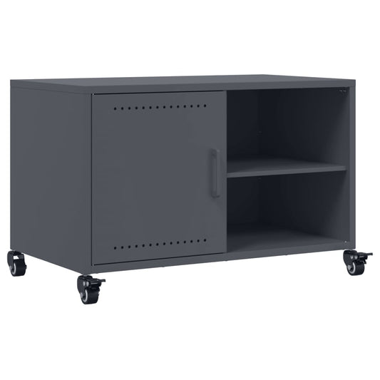 TV Cabinet Anthracite 68x39x43.5 cm Steel TV Cabinet Anthracite 68x39x43.5 cm Steel
