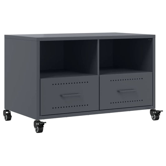 TV Cabinet Anthracite 68x39x43,5 cm Steel TV Cabinet Anthracite 68x39x43,5 cm Steel