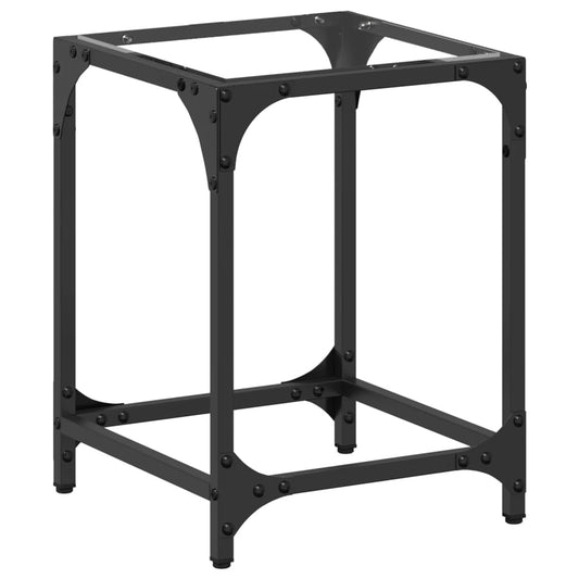 Coffee Table with Transparent Glass Top 30x30x40 cm Steel Coffee Table with Transparent Glass Top 30x30x40 cm Steel