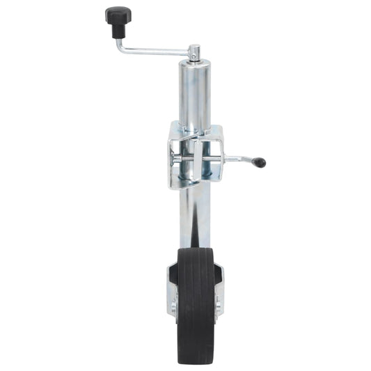 Trailer Jack Wheel with Split Clamp 60 mm Galvanised Steel Trailer Jack Wheel with Split Clamp 60 mm Galvanised Steel
