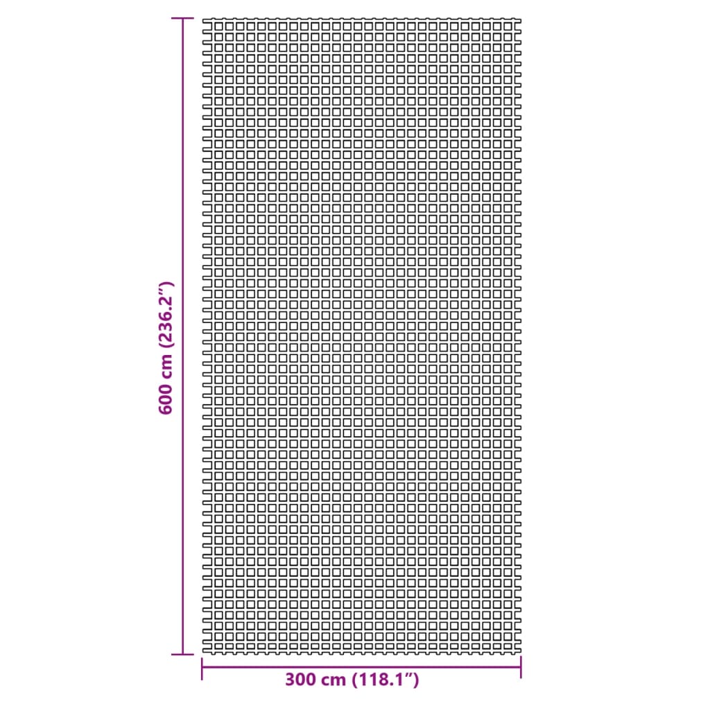 Tent Carpet Blue 6x3 m