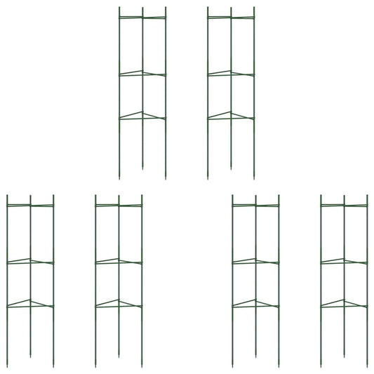 Tomato Cages 6 pcs 116 cm Steel and PP Tomato Cages 6 pcs 116 cm Steel and PP