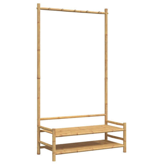 Clothes Rack with Shelves 103x40x183 cm Bamboo Clothes Rack with Shelves 103x40x183 cm Bamboo