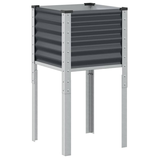 Garden Planter Anthracite 45x45x88 cm Steel Garden Planter Anthracite 45x45x88 cm Steel