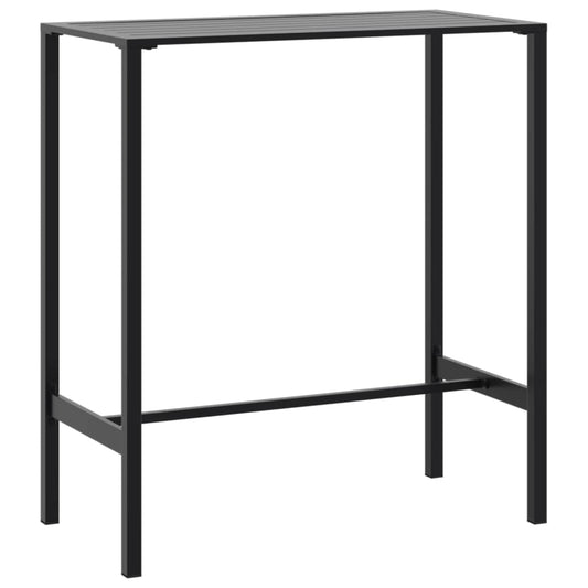 Bar Table Black 100x50x110 cm Powder-coated Steel Bar Table Black 100x50x110 cm Powder-coated Steel