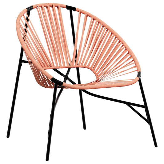 Garden Egg Chair Black and Orange Poly Rattan Garden Egg Chair Black and Orange Poly Rattan
