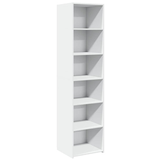 Highboard White 45x41x185 cm Engineered Wood Highboard White 45x41x185 cm Engineered Wood