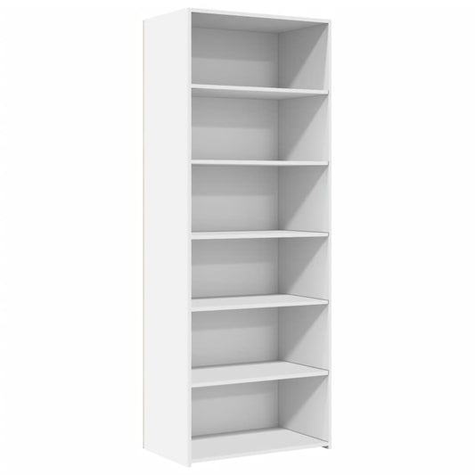 Highboard White 70x41x185 cm Engineered Wood Highboard White 70x41x185 cm Engineered Wood