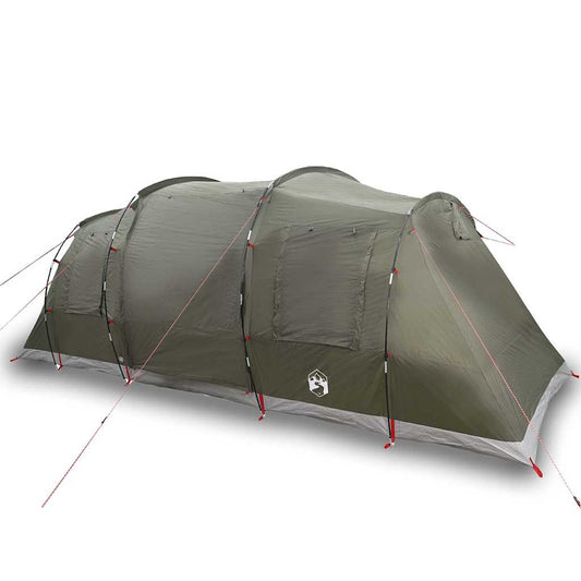 Family Tent Tunnel 6-Person Olive Green Waterproof Family Tent Tunnel 6-Person Olive Green Waterproof