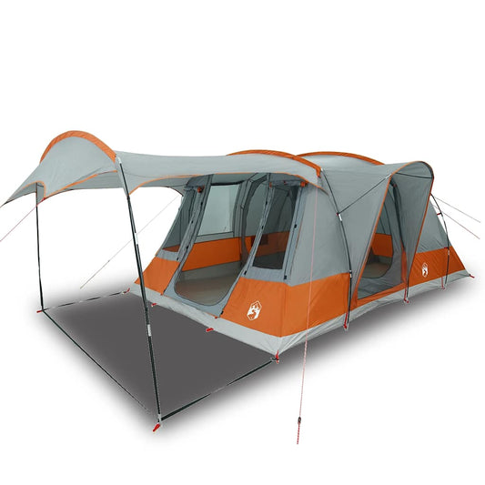 Camping Tent Tunnel 5-Person Grey and Orange Waterproof Camping Tent Tunnel 5-Person Grey and Orange Waterproof