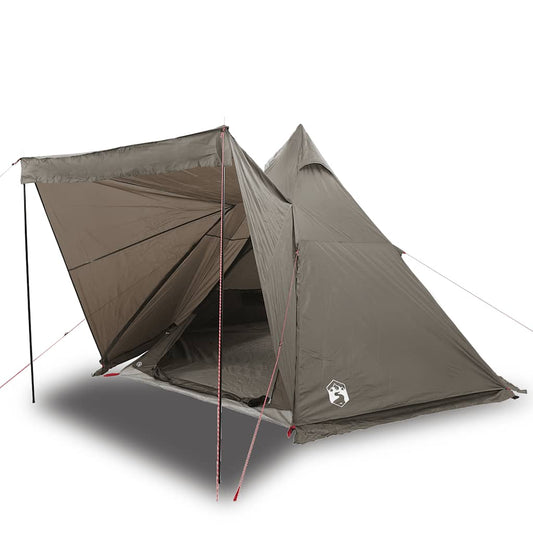 Family Tent Tipi 6-Person Brown Waterproof Family Tent Tipi 6-Person Brown Waterproof