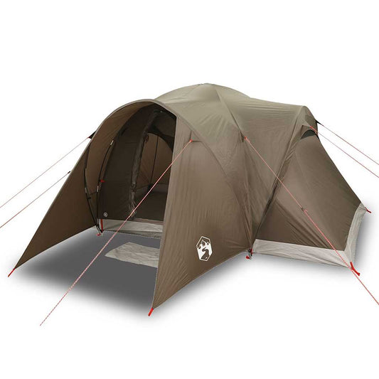 Family Tent Dome 6-Person Brown Waterproof Family Tent Dome 6-Person Brown Waterproof