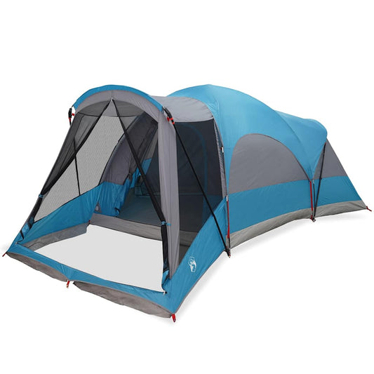 Family Tent Tunnel 8-Person Blue Waterproof Family Tent Tunnel 8-Person Blue Waterproof