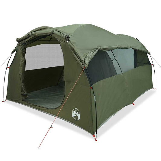 Family Tent Tunnel 6-Person Olive Green Waterproof Family Tent Tunnel 6-Person Olive Green Waterproof