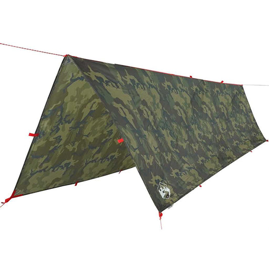 Camping Tarp Camouflage 506x306 cm Waterproof Camping Tarp Camouflage 506x306 cm Waterproof