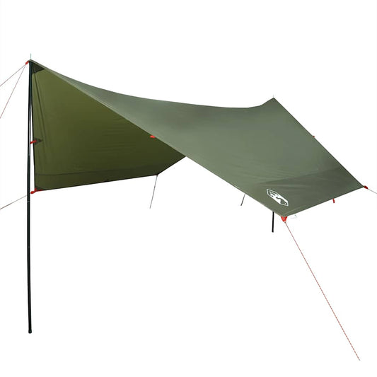 Camping Tarp Olive Green 438x376x212 cm Waterproof Camping Tarp Olive Green 438x376x212 cm Waterproof