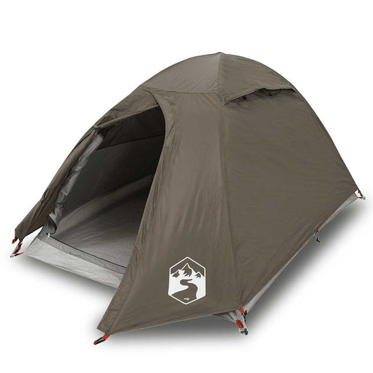 Camping Tent Dome 2-Person Brown Waterproof Camping Tent Dome 2-Person Brown Waterproof