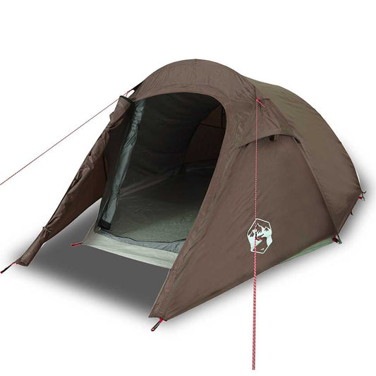 Camping Tent Tunnel 3-Person Brown Waterproof Camping Tent Tunnel 3-Person Brown Waterproof