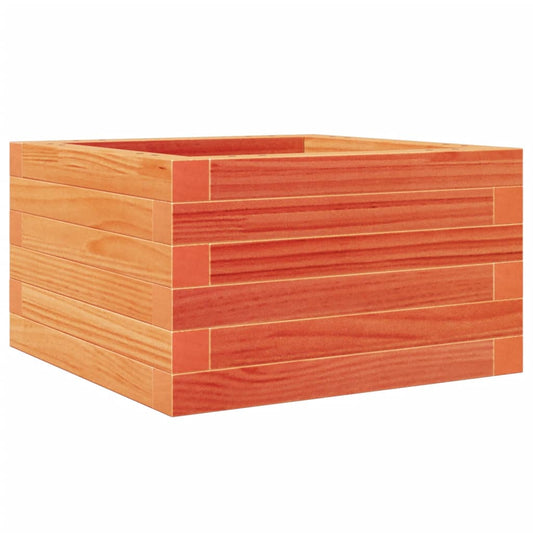 Garden Planter Wax Brown 40x40x23 cm Solid Wood Pine Garden Planter Wax Brown 40x40x23 cm Solid Wood Pine