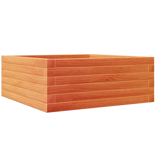 Garden Planter Wax Brown 60x60x23 cm Solid Wood Pine Garden Planter Wax Brown 60x60x23 cm Solid Wood Pine