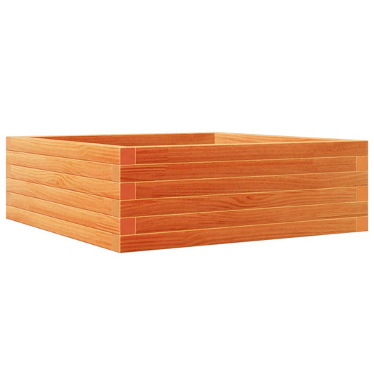 Garden Planter Wax Brown 70x70x23 cm Solid Wood Pine Garden Planter Wax Brown 70x70x23 cm Solid Wood Pine