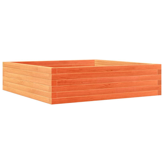 Garden Planter Wax Brown 90x90x23 cm Solid Wood Pine Garden Planter Wax Brown 90x90x23 cm Solid Wood Pine