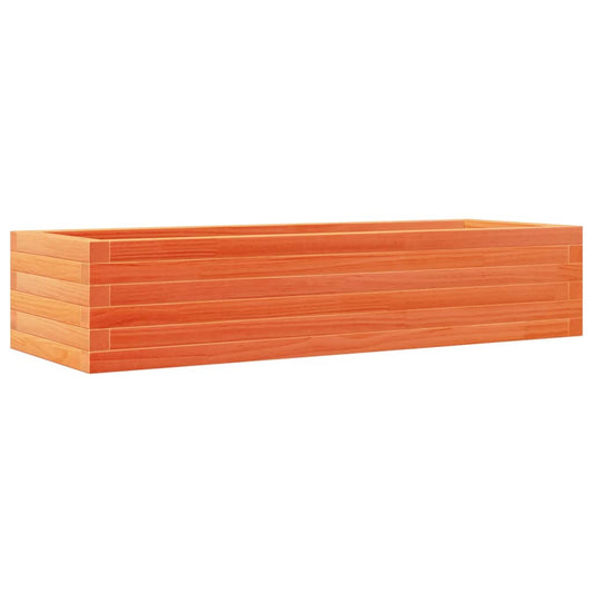 Garden Planter Wax Brown 110x40x23 cm Solid Wood Pine Garden Planter Wax Brown 110x40x23 cm Solid Wood Pine
