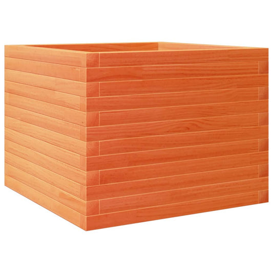 Garden Planter Wax Brown 60x60x45.5 cm Solid Wood Pine Garden Planter Wax Brown 60x60x45.5 cm Solid Wood Pine